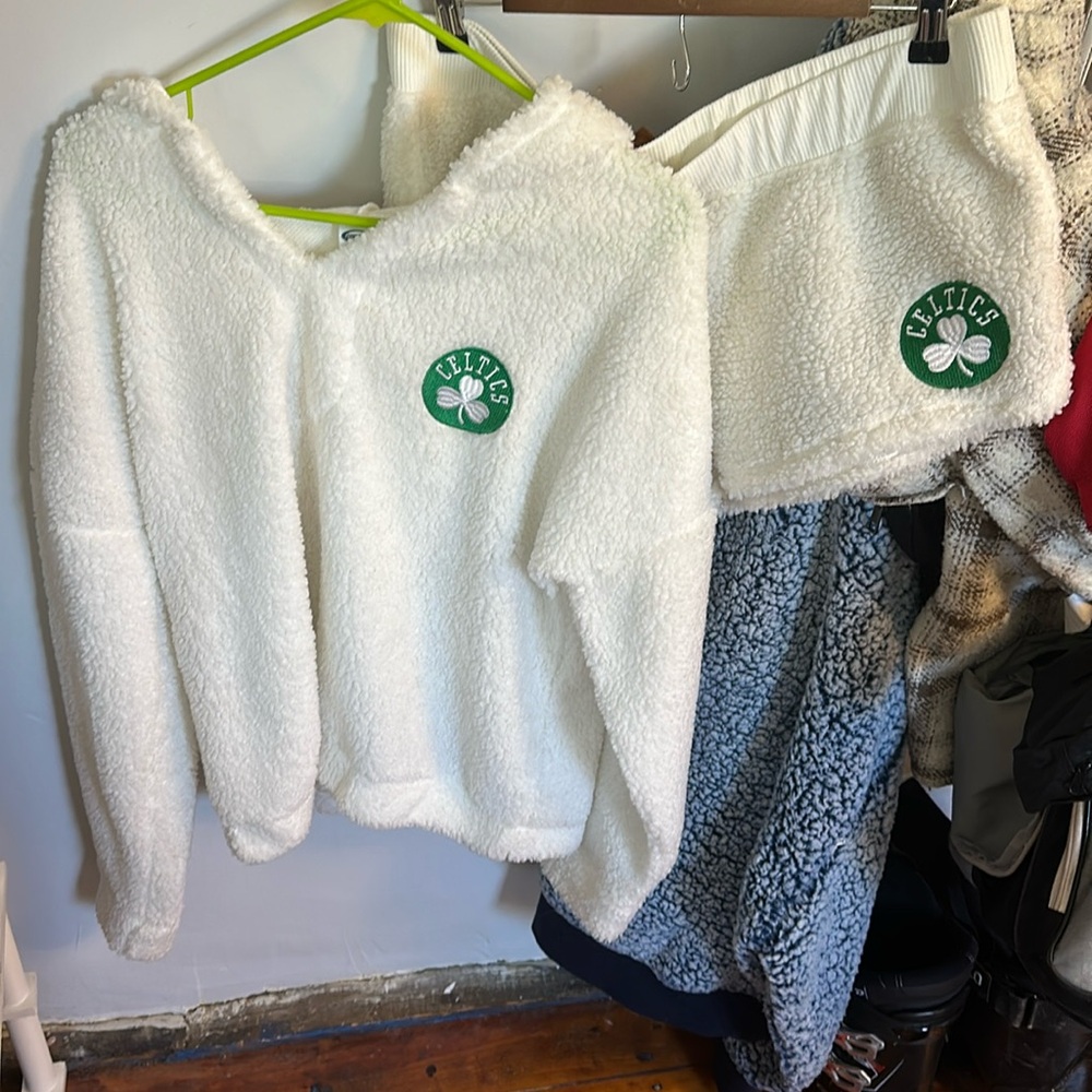 Matching Celtics pajama set